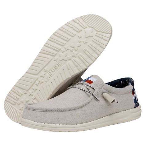 HEYDUDE Wally Texas Canvas Men’s Casual Shoe